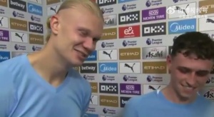 【首秀即征服队友】哈兰德谈最佳：我可能会把奖给多纳鲁马！