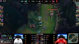 ️细节回顾BLG下路越塔BUG：ON扛塔后使用E技能 而塔仇恨莫名转移到Elk