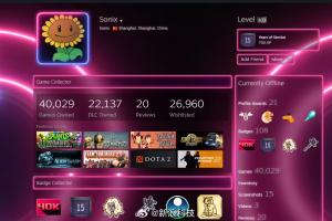 哥们家庭共享开一下！中国一玩家达成Steam游戏4万款成就
