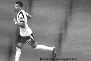 索兰克：今天接受了脚踝小手术，手术很成功希望很快回到球场