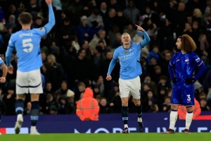 哈兰德26岁前欧冠打进52球，仅次于梅西的59球