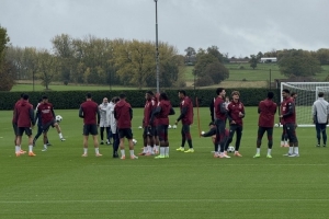 记者：阿森纳今日仅厄德高、热苏斯等四名长期伤员缺席训练