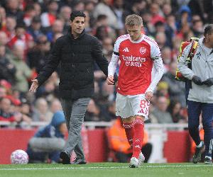 阿尔特塔：我对新援感到满意 厄德高不上场也是队长需要领导球队